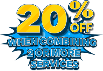 20% When Combining 2 or More Services